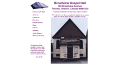 Desktop Screenshot of broadview.gospelhall.com