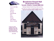 Tablet Screenshot of broadview.gospelhall.com